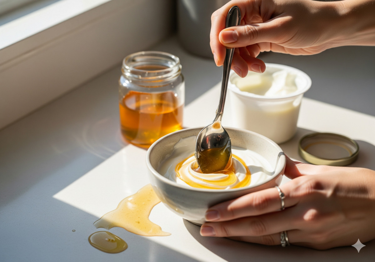 Bal ve Yoğurt Maskesi Bal ve Yoğurt Maskesi